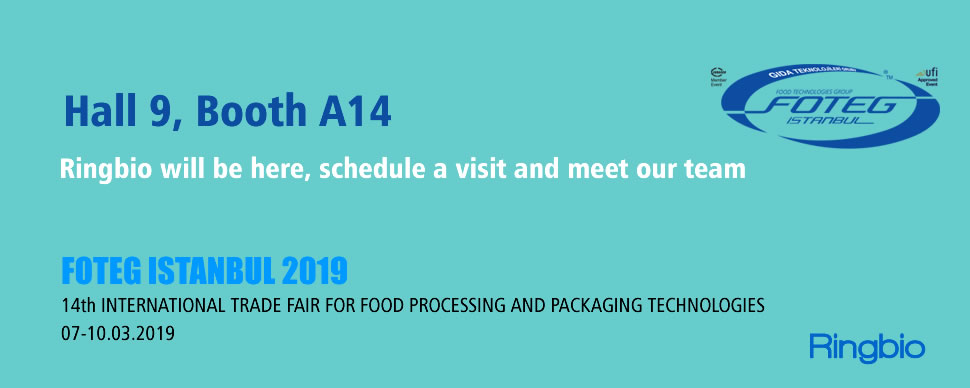 Hall 9-A14, Ringbio's booth at FOTEG ISTANBUL 2019 