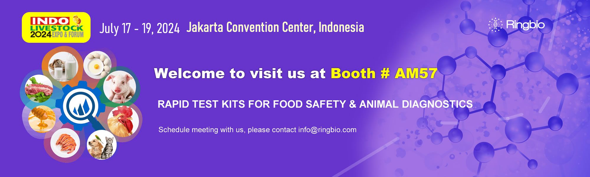 Schedule a meeting with us at IndoLivestock 2024 in Jakarta, Indonesia