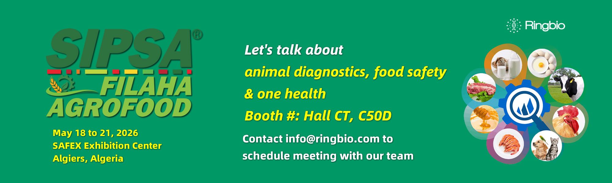 Invitation to visit Ringbio at SIPSA-FILAHA & AgroFood 2026